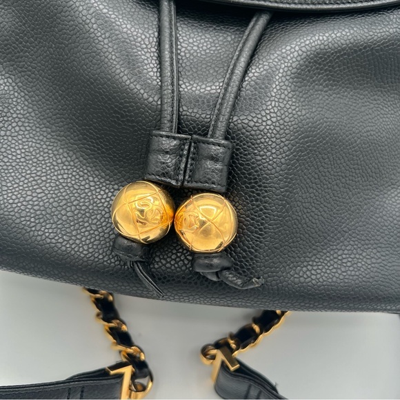 ❗️SOLD ❗️Chanel backpack caviar skin 24k gold plated hardware❤️ - Picture 4 of 16